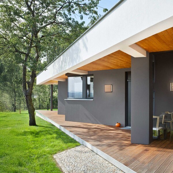 Nova Luce Astral LED nástěnné svítidlo IP65 BíláObdelníková
