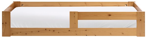 Dětská postel Borovicové dřevo PRIMELLES 90 x 200 cm Hnědá