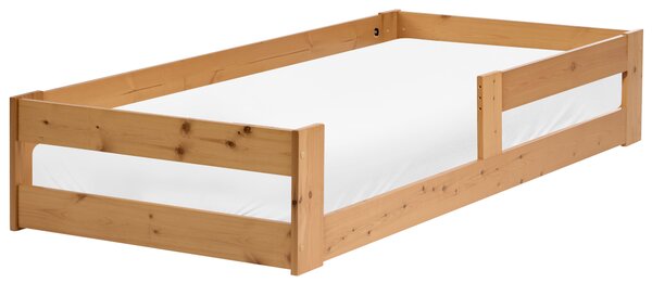 Dětská postel Borovicové dřevo PRIMELLES 90 x 200 cm Hnědá
