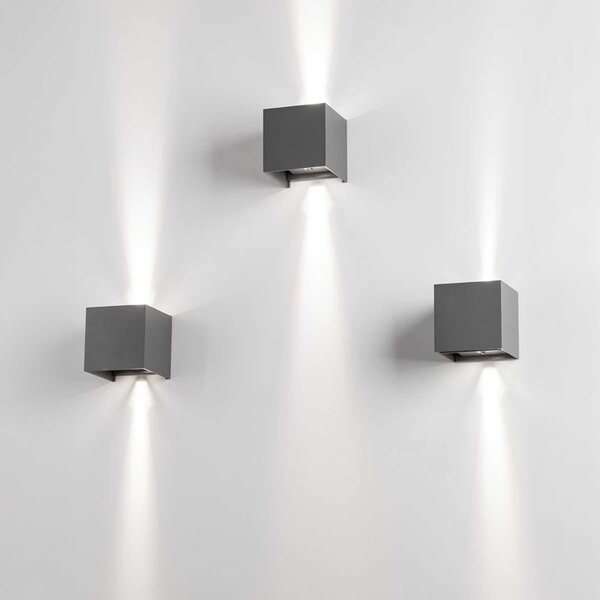 Nova Luce Como LED nástěnné svítidlo IP65 Bílá