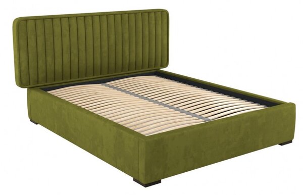 Čalouněná postel 140x200 cm Aria (zelená). 1041782