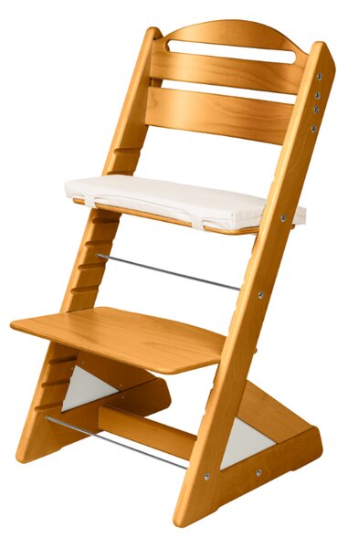 Dětská rostoucí židle Jitro Plus dub Barva volitelného klínu.: Bílá
