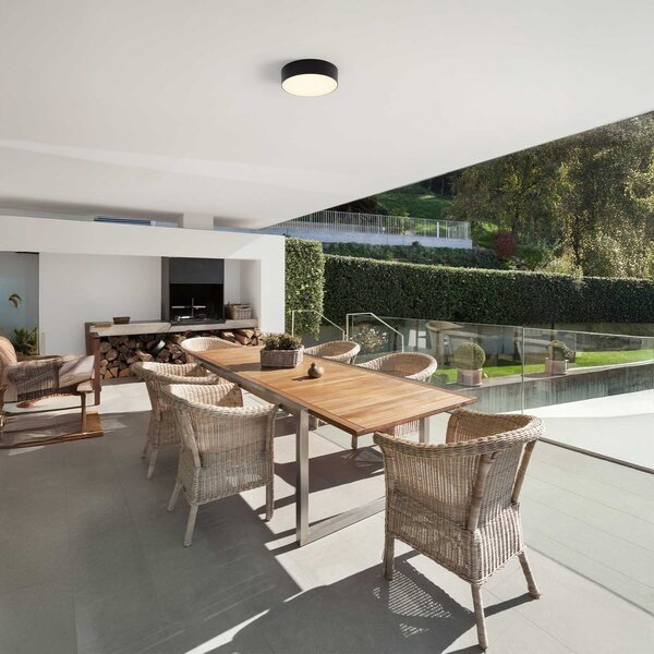 Nova Luce Judi LED stropní svítidlo IP65 21 CMČerná