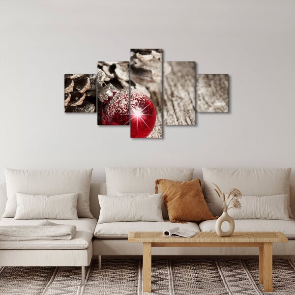 Obraz - Vánoční ozdoby (125x70 cm)