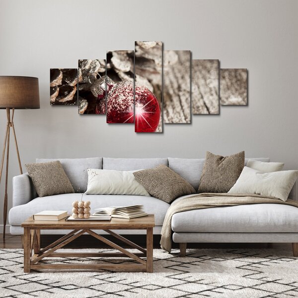 Obraz - Vánoční ozdoby (210x100 cm)