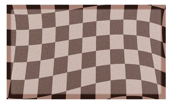 Rohožka z PVC 40x70 cm Checkerboard – Artsy Doormats