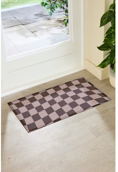 Rohožka z PVC 40x70 cm Checkerboard – Artsy Doormats