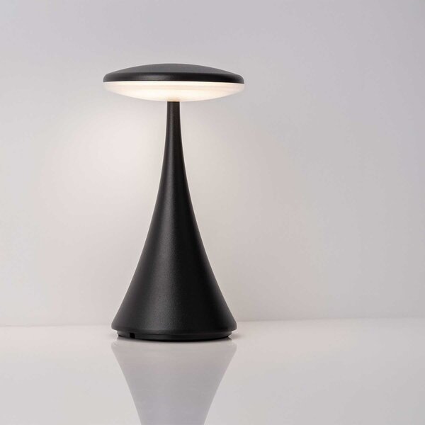 Nova Luce Elbo LED přenosné stolní svítidlo Černá