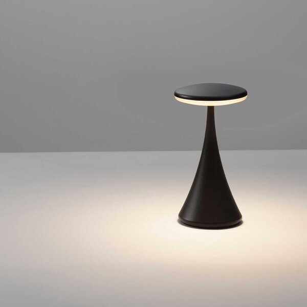 Nova Luce Elbo LED přenosné stolní svítidlo Černá