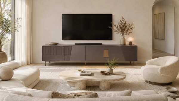 LivinHill TV stolek Stilig ST101B 200 cm grafit/zlatý