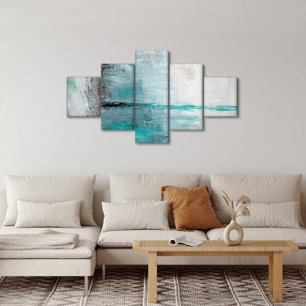 Obraz - Abstraktní olejomalba (125x70 cm)
