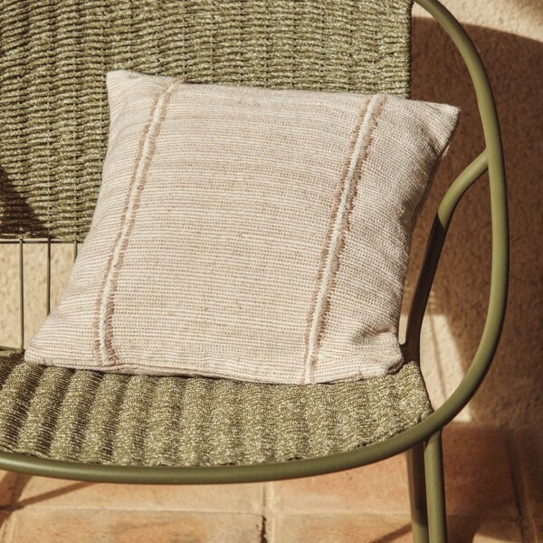 Kave Home Béžový povlak na polštář Drati 45 x 45 cm