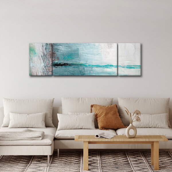 Obraz - Abstraktní olejomalba (170x50 cm)