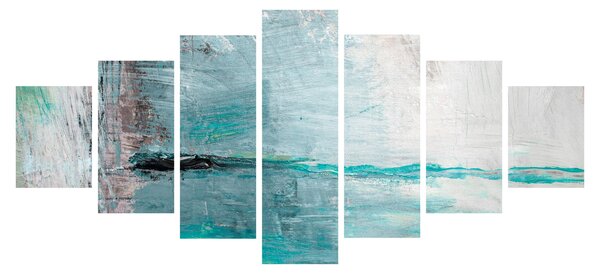 Obraz - Abstraktní olejomalba (210x100 cm)