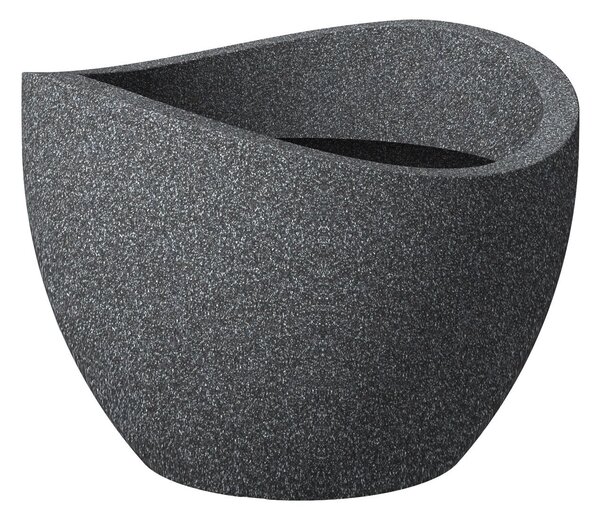 Scheurich Květináč Wave Globe (Ø 60 cm x 45 cm, Black Granit) (100206774004)
