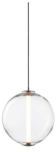 Bomma Buoy LED skleněné závěsné svítidlo KouleBíláČerná