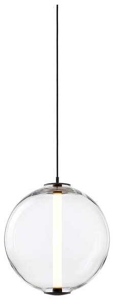 Bomma Buoy LED skleněné závěsné svítidlo KouleBíláČerná