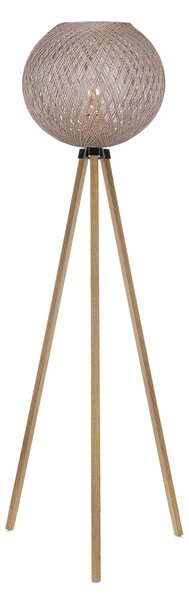 Opviq Stojací lampa Joshua hnědá