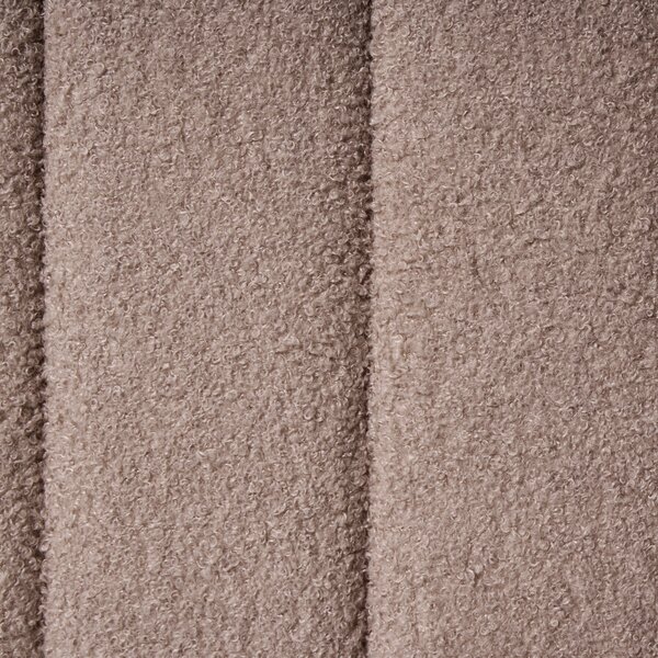 Postel s úložným prostorem LUNAN Buklé Taupe 180 x 200 cm