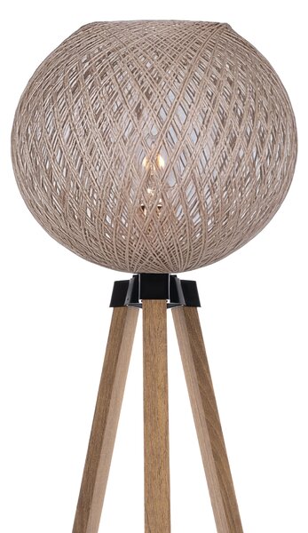 Opviq Stojací lampa Joshua hnědá