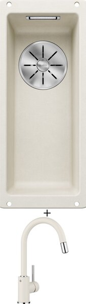 SET Blanco SUBLINE 160-U bílá soft 526802 + Blanco MIDA-S bílá soft 526968