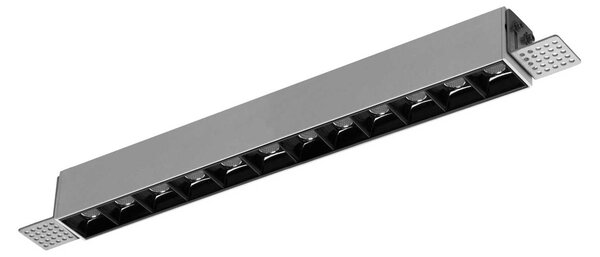 Indeluz Sigma M Trimless LED zápustné liniové svítidlo 2700KŠedá