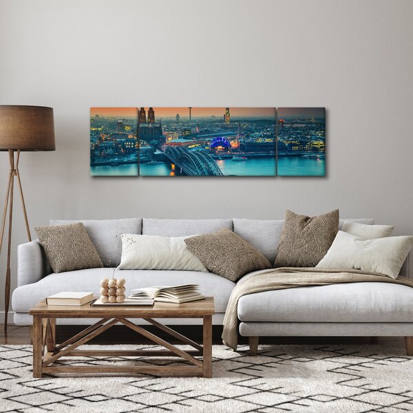 Obraz - Kolín nad Rýnem (170x50 cm)