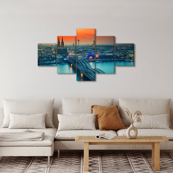 Obraz - Kolín nad Rýnem (125x70 cm)