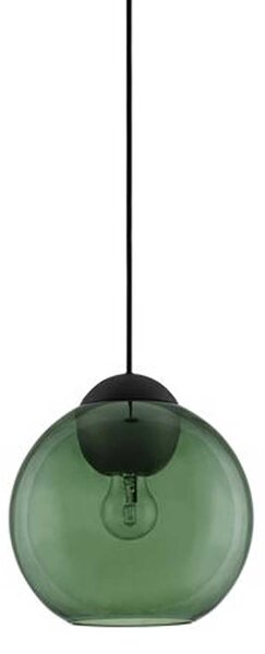 Nova Luce Midori E27 závěsné skleněné svítidlo Modrá
