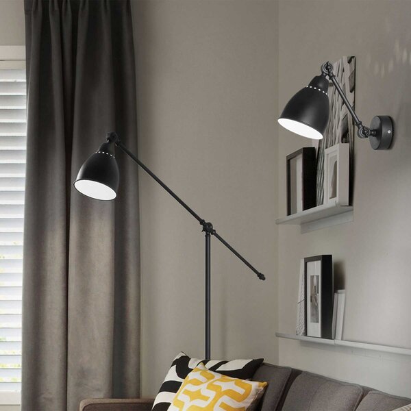Ideal lux Newton E27 nástěnné svítidlo Niklová