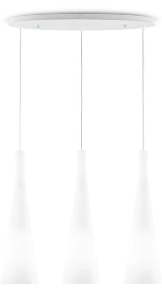 Ideal lux Milk E27 závěsné skleněné svítidlo 3