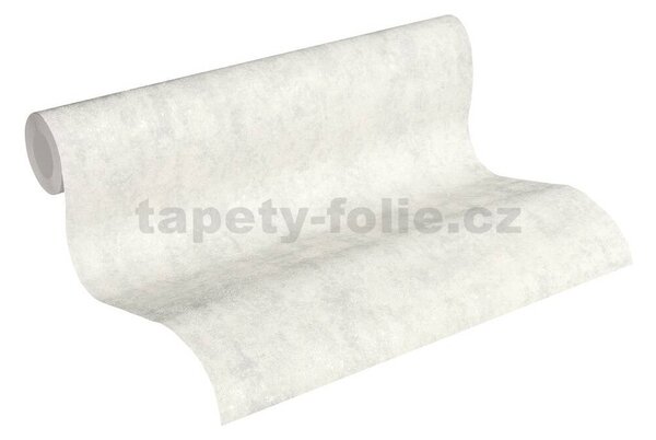 Vliesové tapety na zeď IMPOL A.S. 36600-2, rozměr 10,05 m x 0,53 m, beton bílo-šedý, A.S.Création