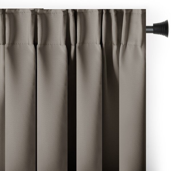 Šedobéžový dimout závěs 200x245 cm Kierra – Restilo