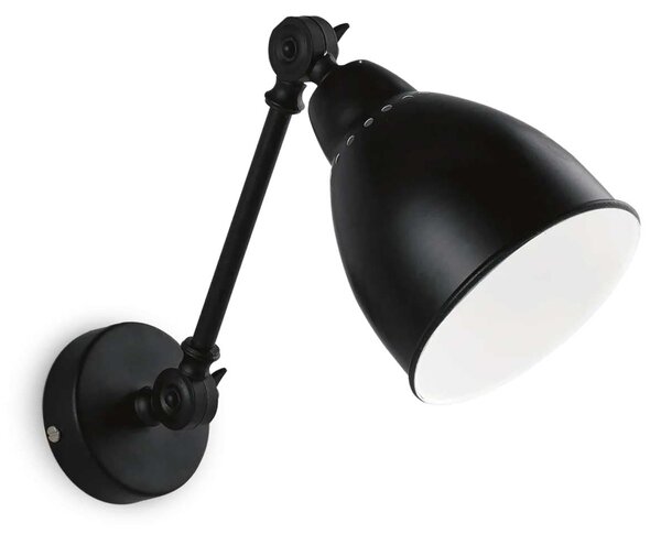 Ideal lux Newton E27 nástěnné svítidlo Niklová