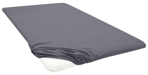 Biberna Žerzejové napínací prostěradlo na podložku na matraci (antracitová, 90-100 x 200 cm) (100227070011)