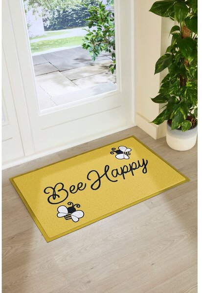 Rohožka z PVC 60x90 cm Bee Happy – Artsy Doormats