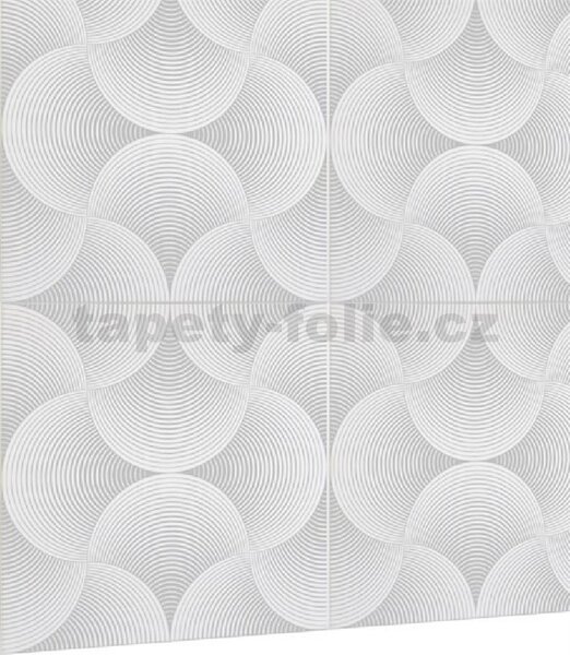 3D panel 0020, rozměr 50 cm x 50 cm, ORNAMENTS šedý, IMPOL TRADE