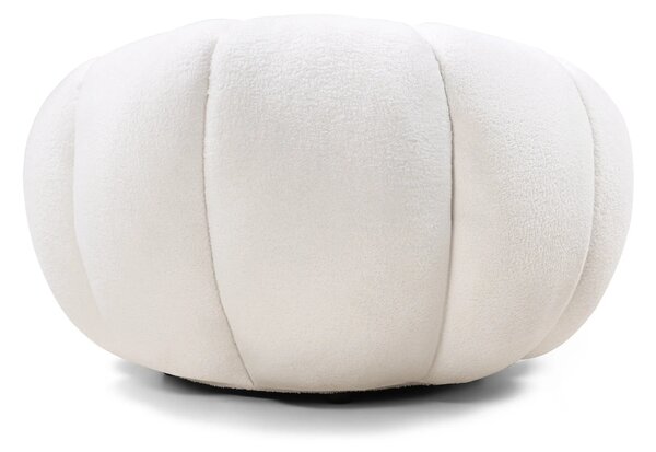 Hector Designové relaxační křeslo VENEZIA 100 cm boucle bílé