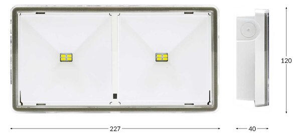 TM.ONTEC S20 M1 ST LED antipanické nouzové osvětlení IP65 NM