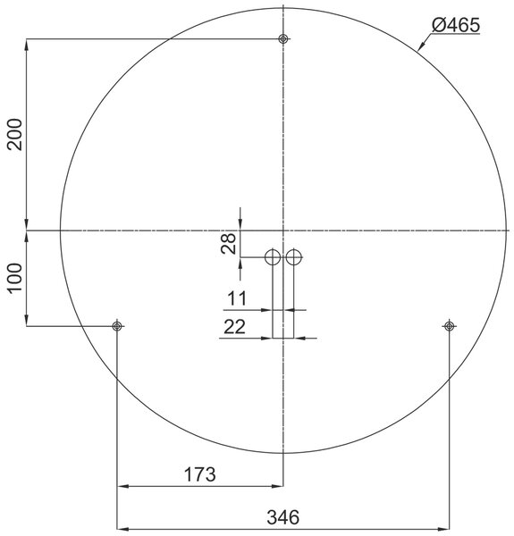 OSMONT DEL67224 DELIA 3 stropní/nástěnné plastové svítidlo IP54 3000 K 32W LED DALI
