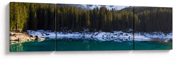 Obraz - Jezero Karersee (170x50 cm)
