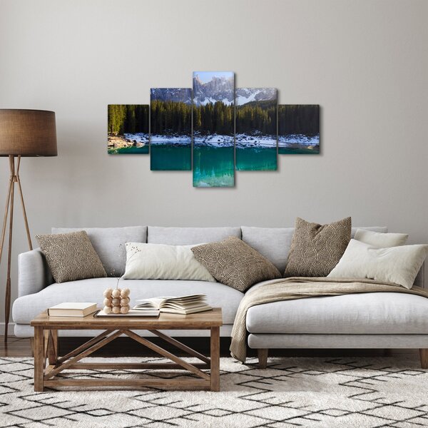 Obraz - Jezero Karersee (125x70 cm)