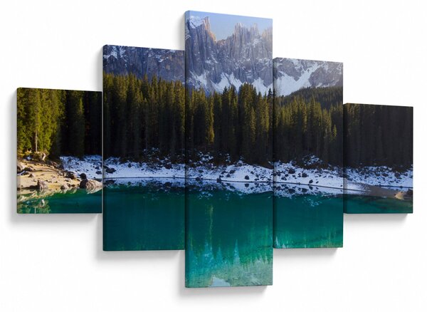 Obraz - Jezero Karersee (125x70 cm)