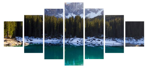 Obraz - Jezero Karersee (210x100 cm)