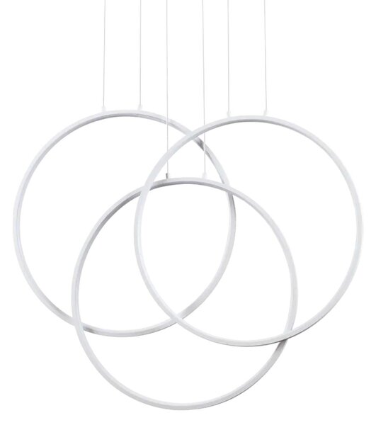 Ideal lux Frame LED závěsné svítidlo BíláKruhové