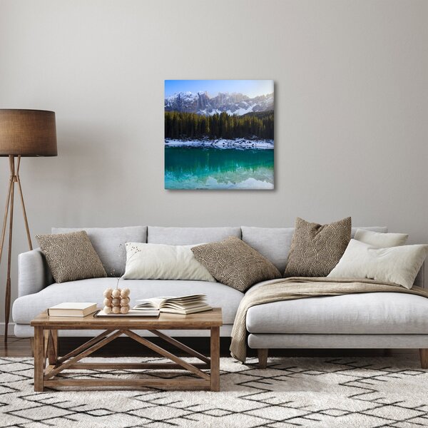Obraz - Jezero Karersee (30x30 cm)