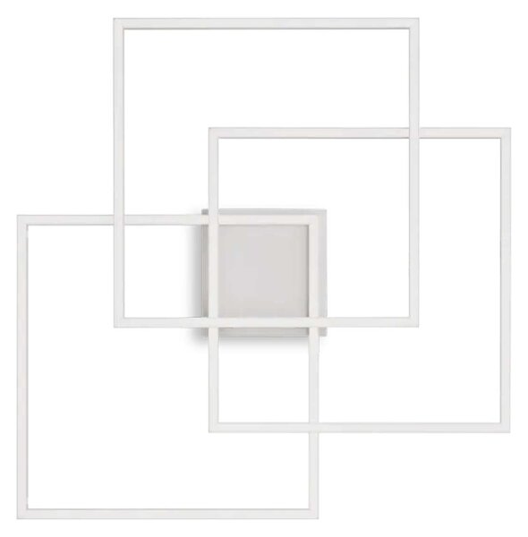 Ideal lux Frame LED stropní svítidlo ČernáObdelníkové3000K