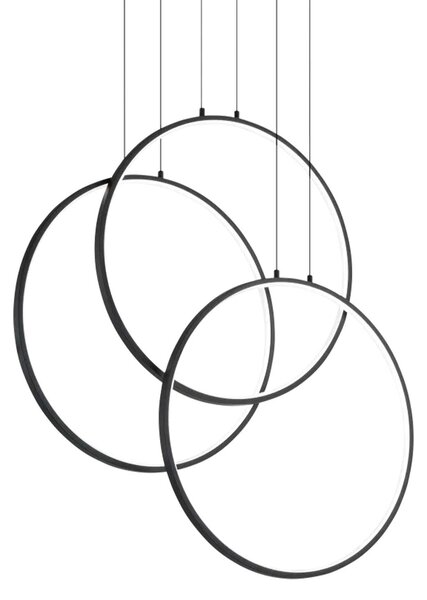 Ideal lux Frame LED závěsné svítidlo BíláKruhové