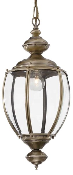 Ideal lux Norma E27 antické závěsné svítidlo Chromová