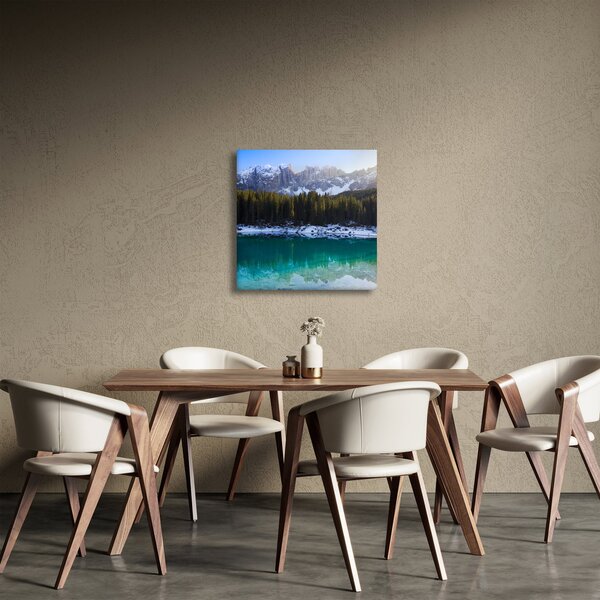 Obraz - Jezero Karersee (30x30 cm)